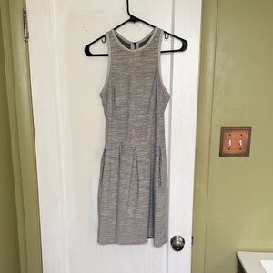 lululemon grey fit and flare dress
